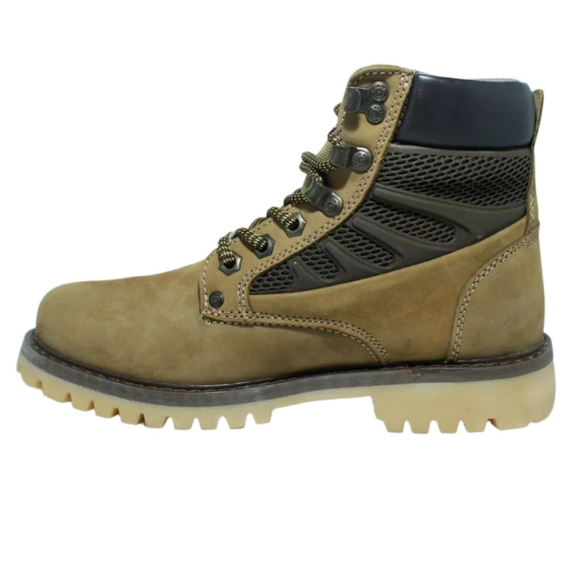 AFRIKA Men's 6" Nobuck Taupe Work Boots