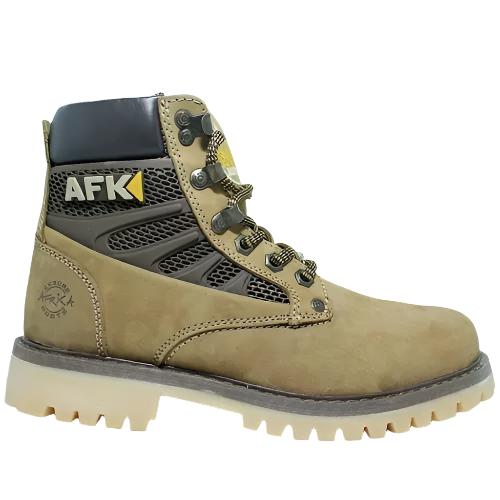 AFRIKA Men's 6" Nobuck Taupe Work Boots