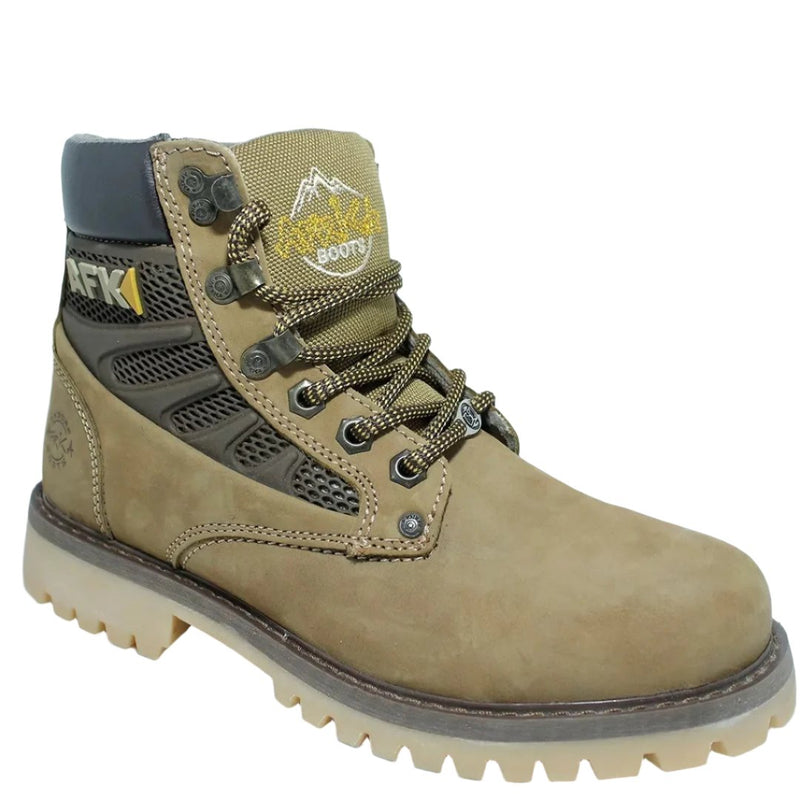 AFRIKA Men's 6" Nobuck Taupe Work Boots