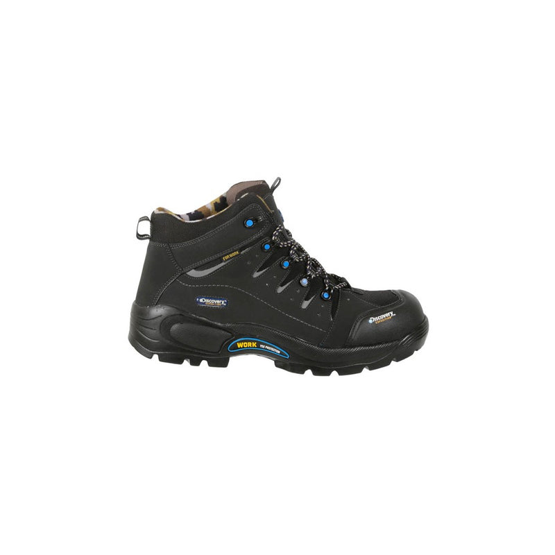 DISCOVERY 6" Men's Black Steel Toe Work Boots