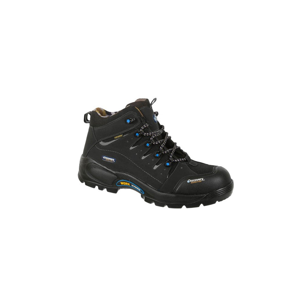 DISCOVERY 6" Men's Black Steel Toe Work Boots