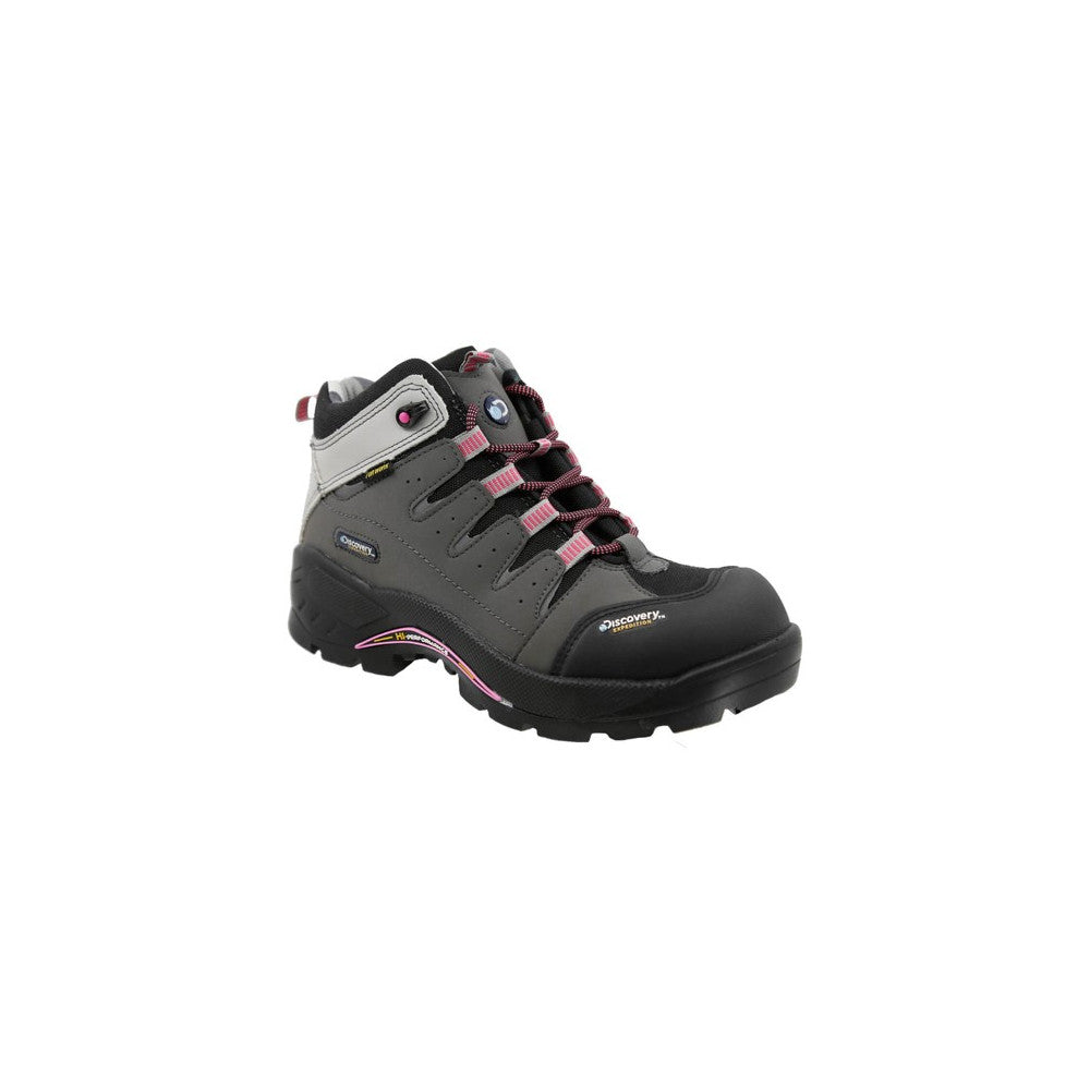 DISCOVERY 6" Women's Gray Steel Toe Work Boots