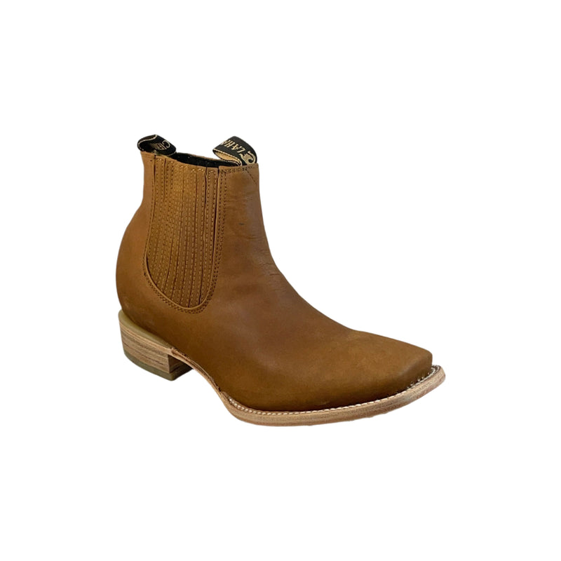 LA HACIENDA Men's Tang Ankle Boots - Rodeo Toe - Free Belt