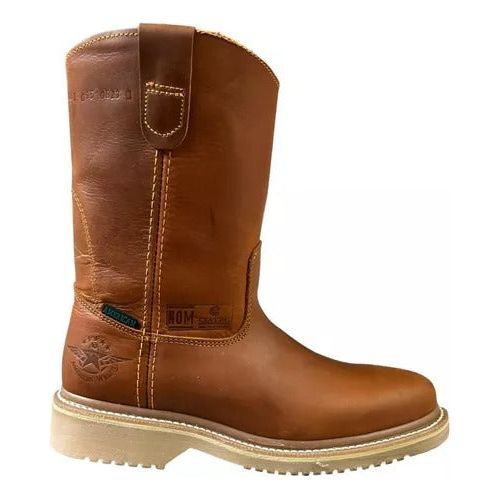 AMERICAN WELT Men's 10" Tan Wellington Work Boots